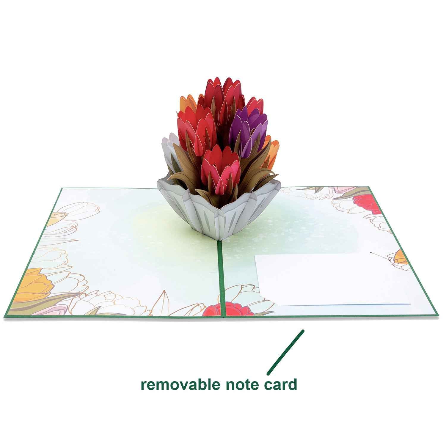 Tulips pop-up card