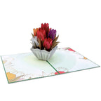Tulips pop-up card by Paper Love