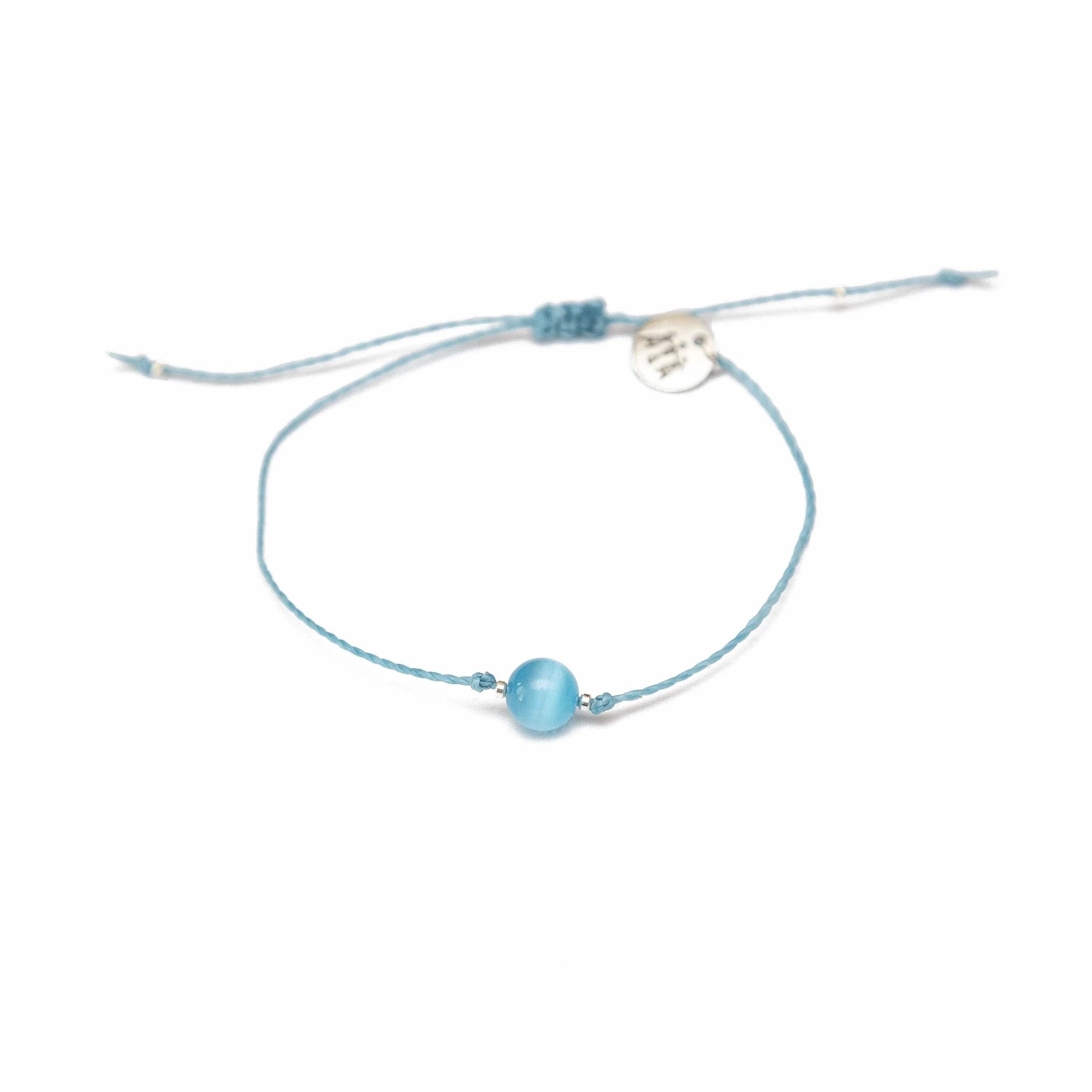 Single Stone Slider Bracelet by Upavim Crafts