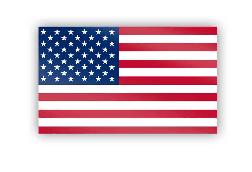 United States of America Flag Sticker