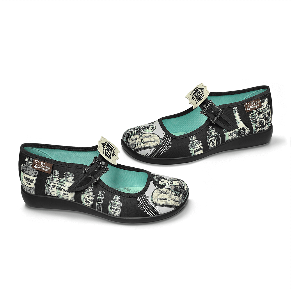 Chocolaticas® Drug Store Women's Mary Jane Flat by Hot Chocolate Design