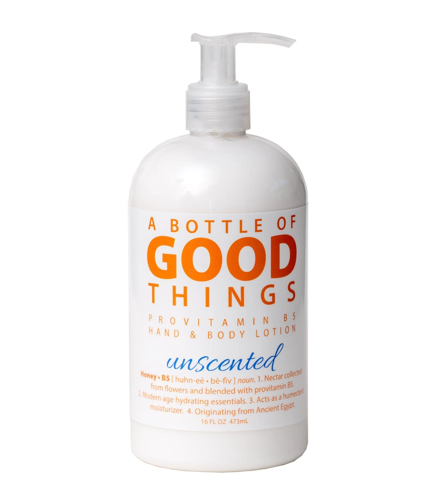 Honey•B5 UNSCENTED Lotion ~ 16 oz. by Essential Journeys