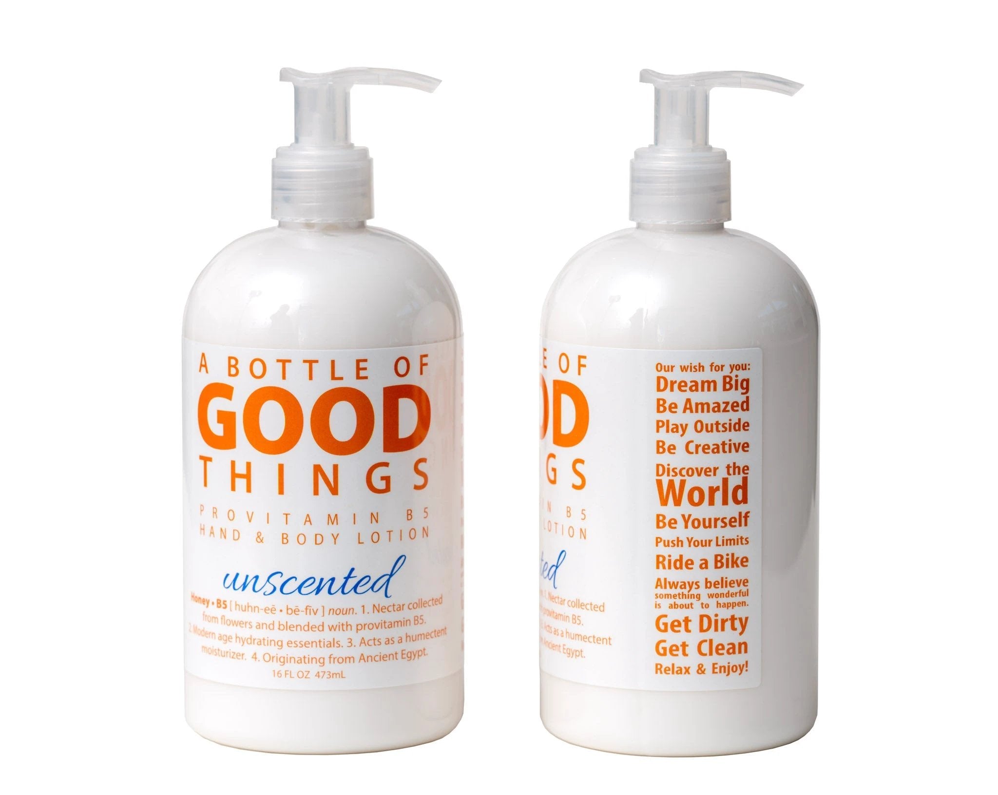 Honey•B5 UNSCENTED Lotion ~ 16 oz. by Essential Journeys