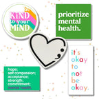 Mental Health Sticker Pack by Kind Cotton