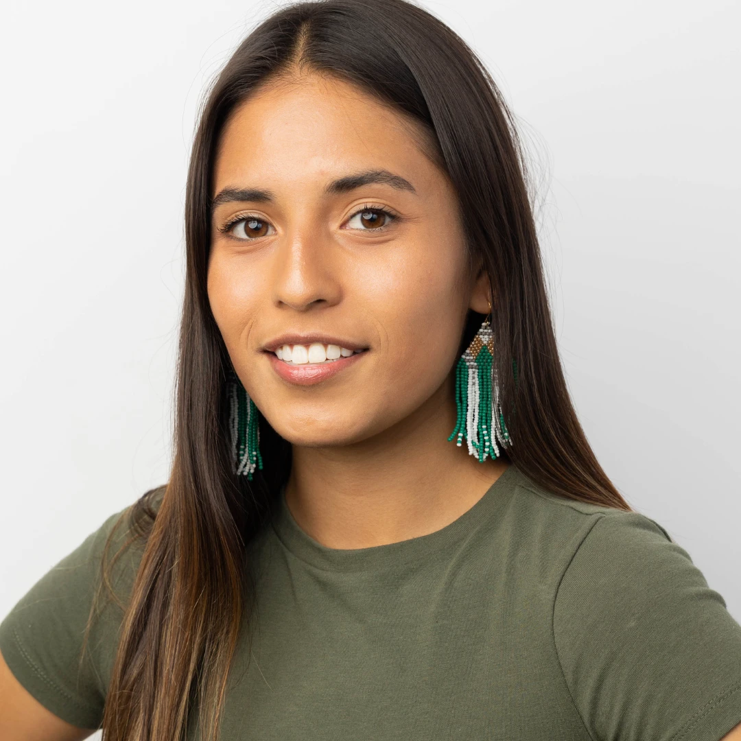 Angela Seed Bead Earrings by Upavim Crafts