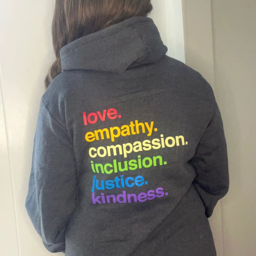 'Kindness Is' Pride Full Zip Fleece by Kind Cotton
