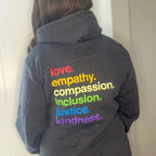 'Kindness Is' Pride Full Zip Fleece by Kind Cotton