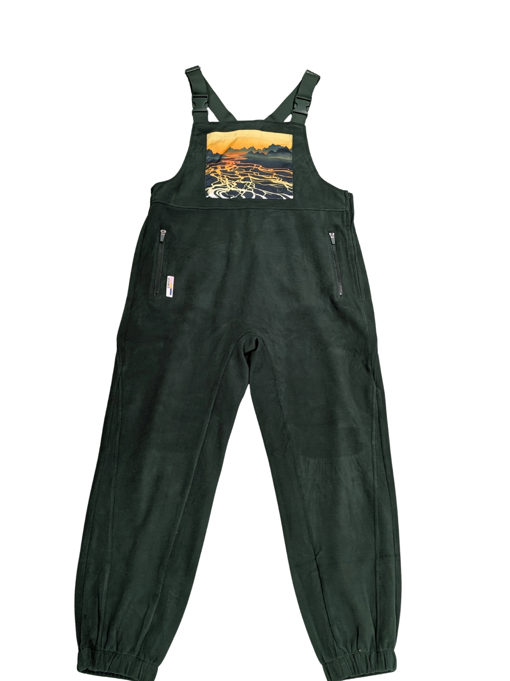 Braided River Fleece Overalls by wearswoop.com