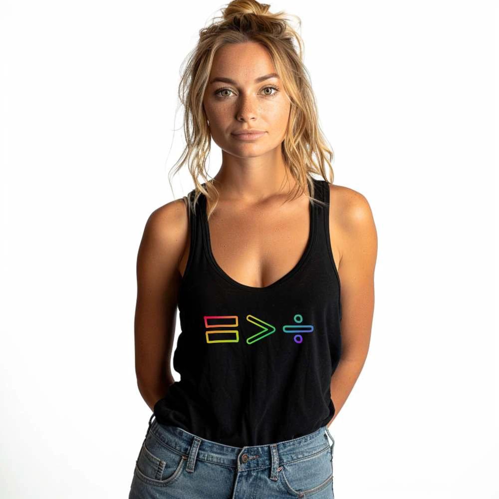 Equality Greater Than Division Classic Tank by Kind Cotton