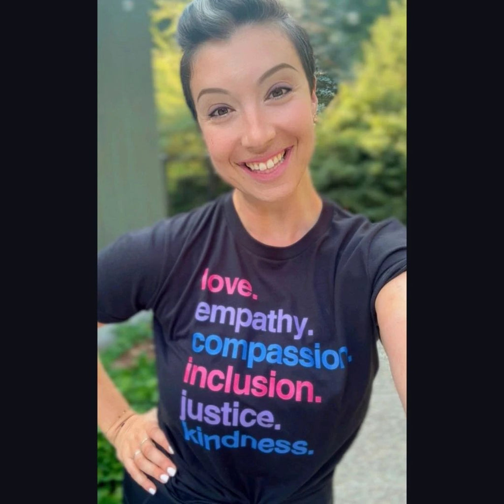 'Kindness Is' Bi Pride Classic Tee by Kind Cotton