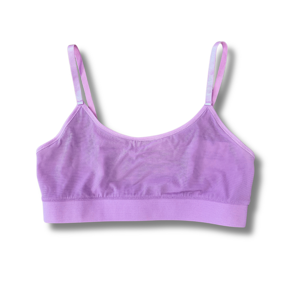 Frosted Lilac Mesh Bra