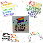 Pride Sticker Pack by Kind Cotton