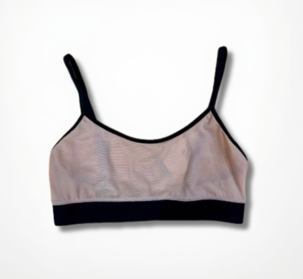 Dusty Blush Mesh Bra