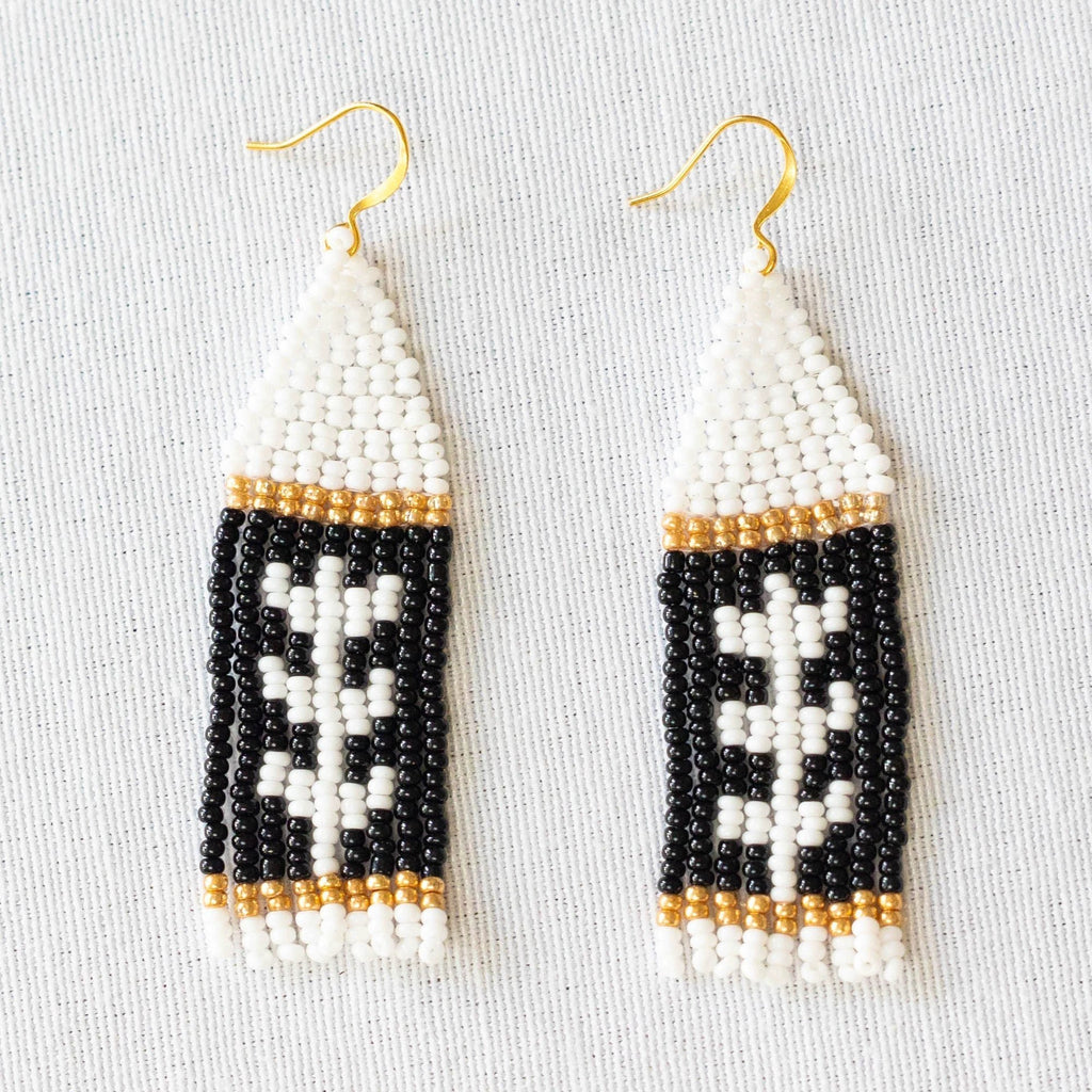 Sofia Seed Bead Earrings by Upavim Crafts