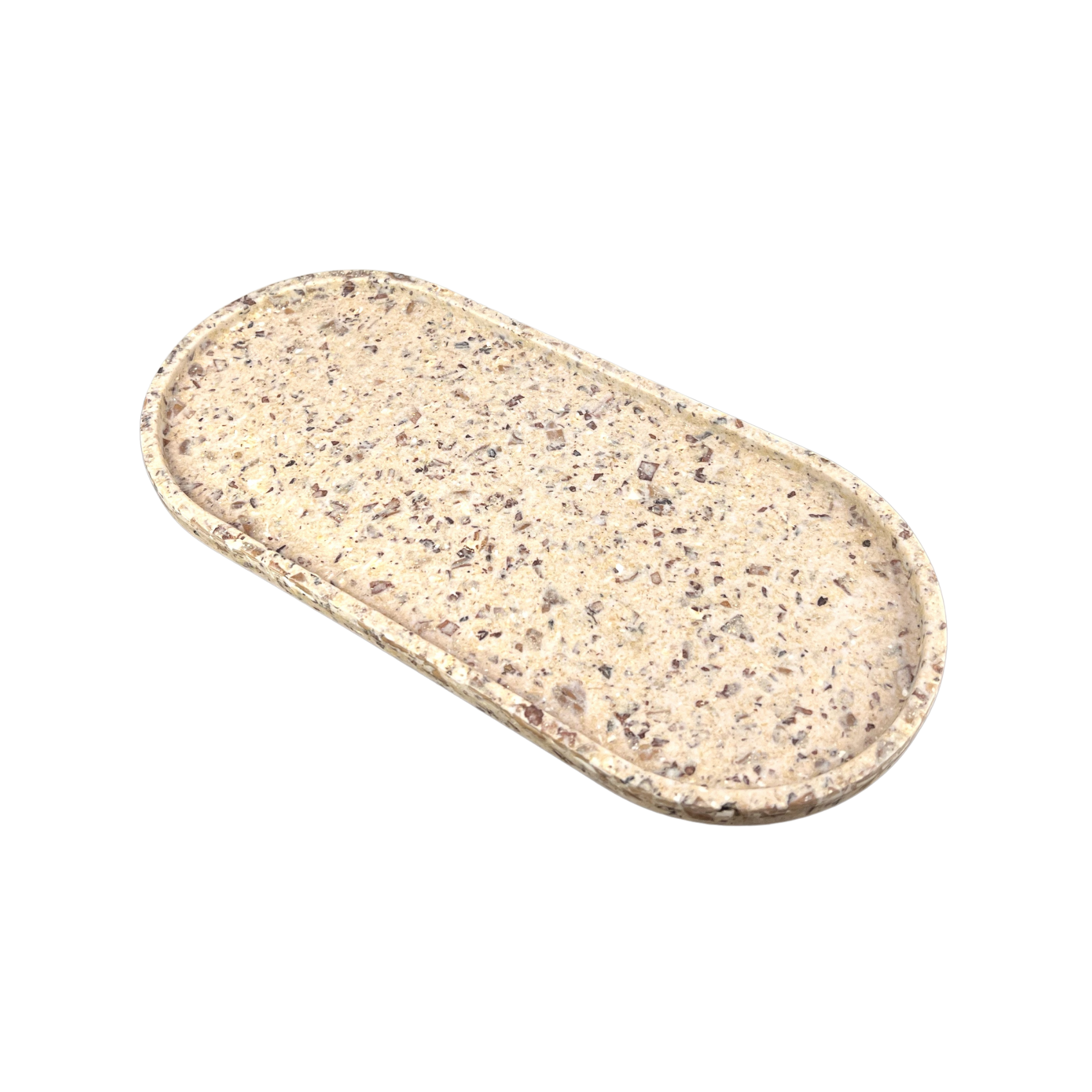 Upcycled Oval Tray: Coffee Bean Husk by Source by Studio Skara