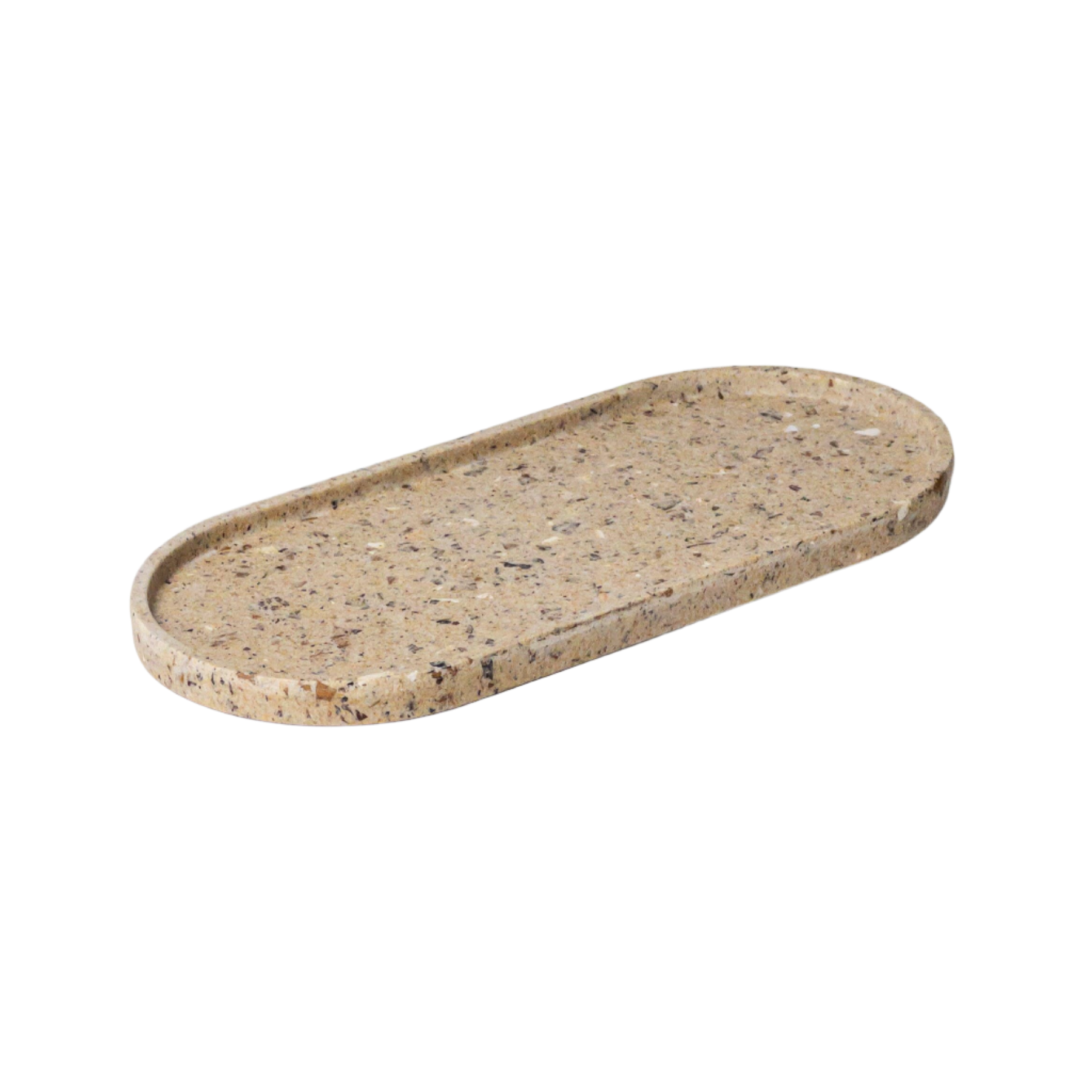 Upcycled Oval Tray: Coffee Bean Husk by Source by Studio Skara
