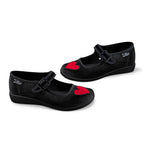 Chocolaticas® Velvet Heart Women's Mary Jane Flat by Hot Chocolate Design