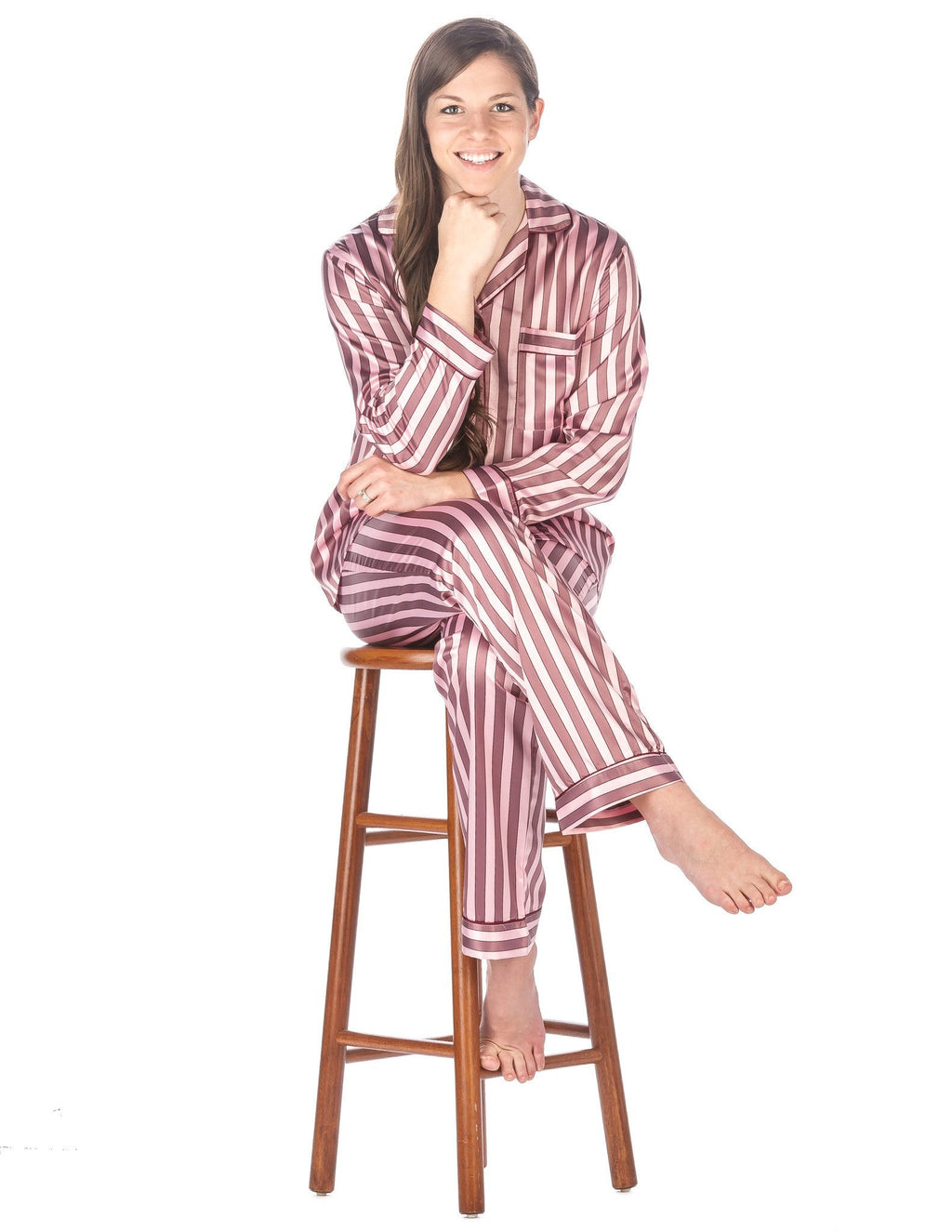 Women's Premium Satin Pajama Sleepwear Set