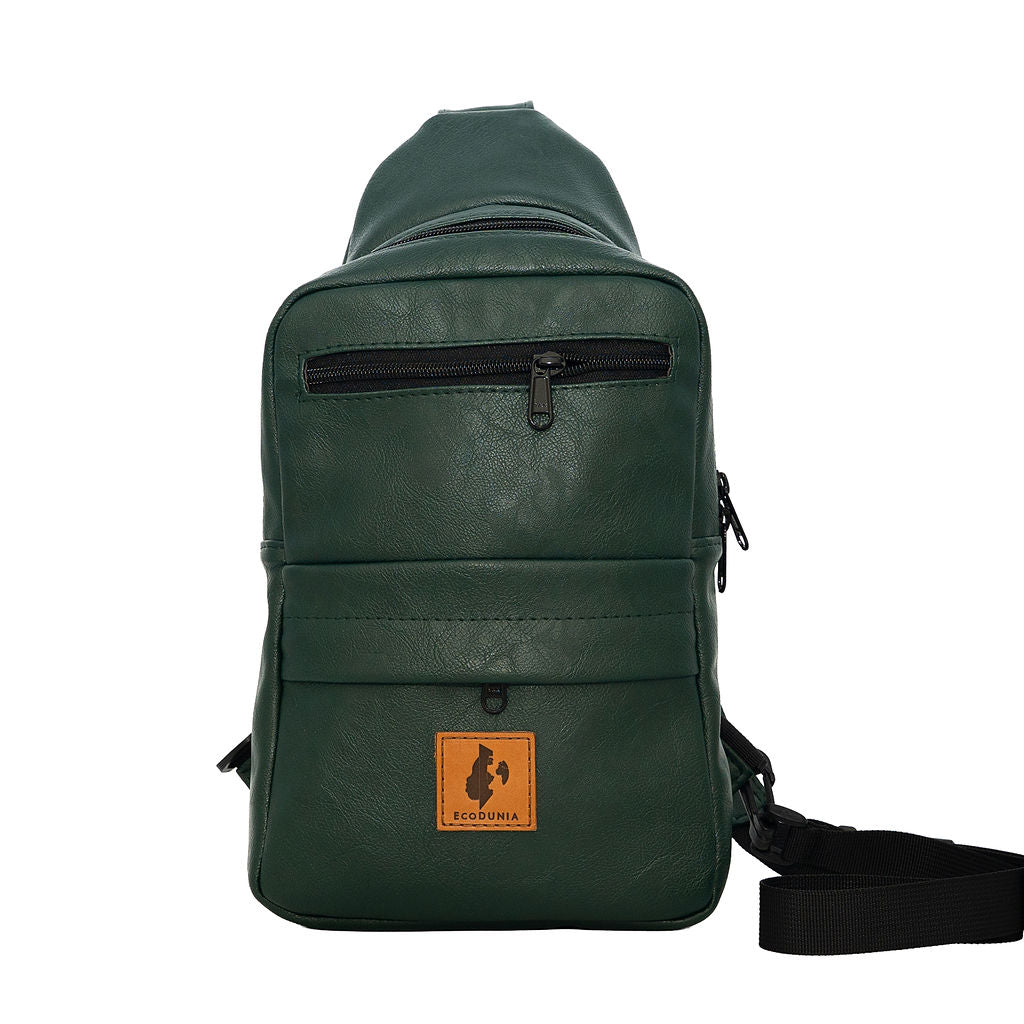 Large Vegan Leather Crossbody Sling Bag | Umoja