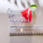 Velvet Claws Cosmo Pink Cocktail Hair Claw | Stemmed Glass Shaped Claw Clip by The Bullish Store