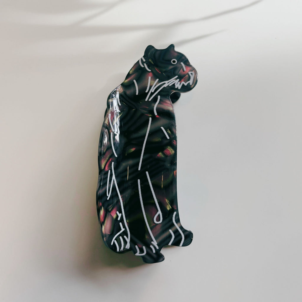 Velvet Claws Dark Panther Hair Clip