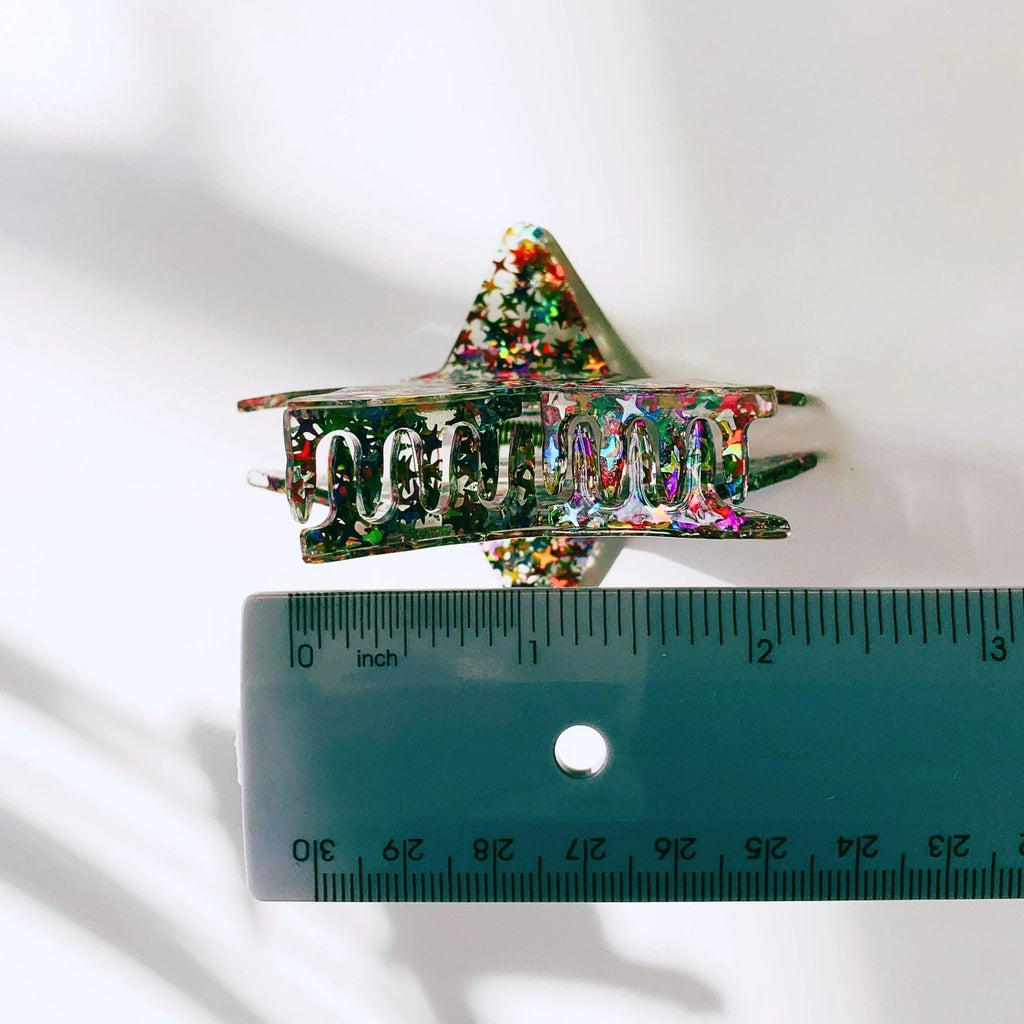 Velvet Claws Glitter Star Hair Claw by The Bullish Store