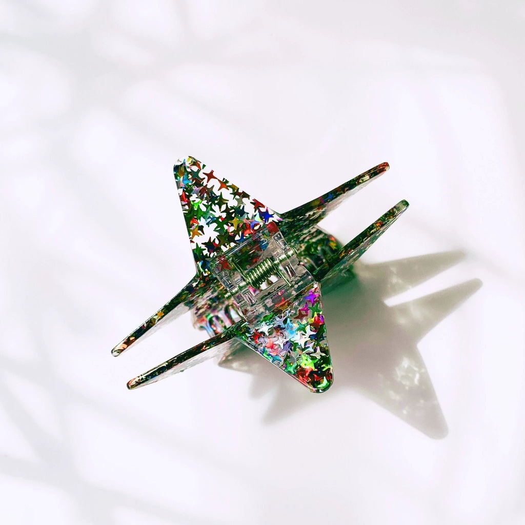 Velvet Claws Glitter Star Hair Claw by The Bullish Store