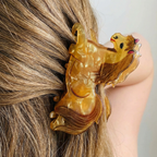 Velvet Claws Golden Horse Hair Claw by The Bullish Store