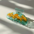 Velvet Claws Goldfish Hair Clip | School of Gold Fish Hair Claw by The Bullish Store