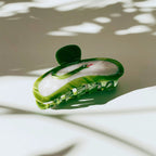 Velvet Claws Hair Clip | Green Snake Hair Claw by The Bullish Store