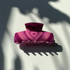 Velvet Claws Hair Clip | The Foxy in Magenta Hair Claw by The Bullish Store