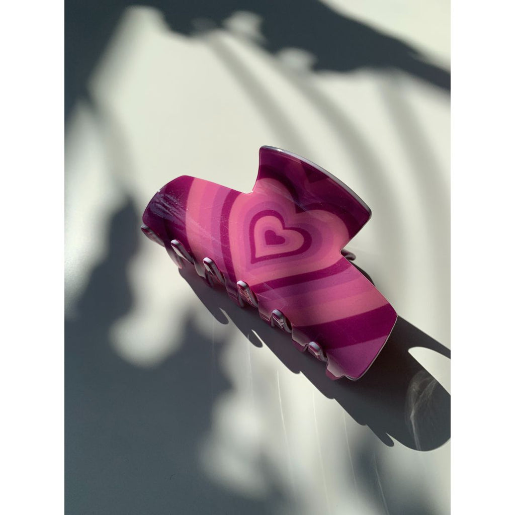 Velvet Claws Hair Clip | The Foxy in Magenta Hair Claw