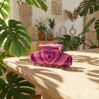 Velvet Claws Hair Clip | The Foxy in Magenta Hair Claw by The Bullish Store