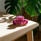 Velvet Claws Hair Clip | The Foxy in Magenta Hair Claw by The Bullish Store
