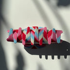 Velvet Claws Hair Clip | The Foxy in Red Mint Hair Claw by The Bullish Store