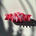 Velvet Claws Hair Clip | The Foxy in True Love Red Hair Claw by The Bullish Store