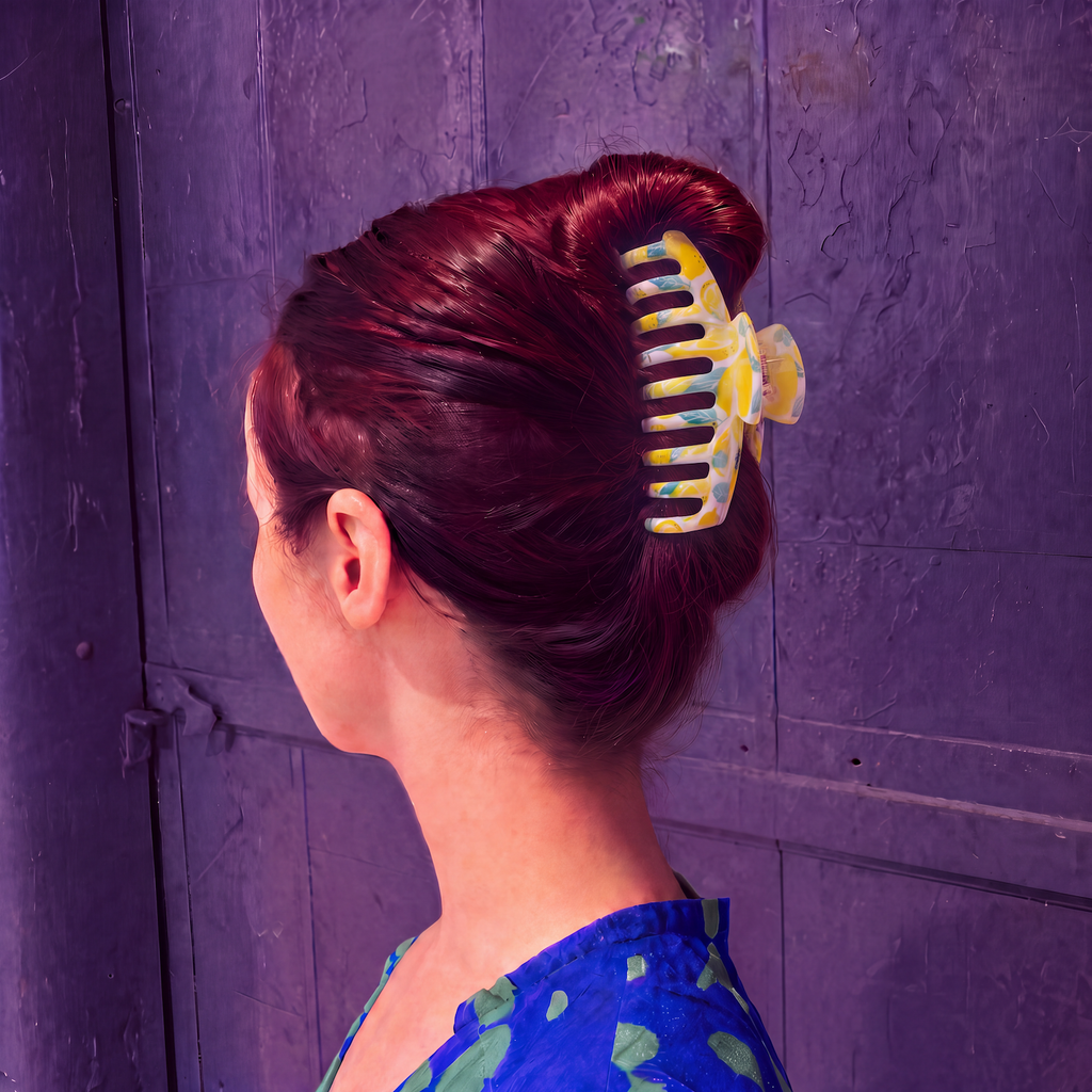 Velvet Claws Hair Clip | The Lobster in Fresh Lemons
