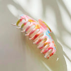 Velvet Claws Hair Clip | The Lobster in Primavera Floral on White by The Bullish Store