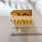 Velvet Claws Stick of Salted Butter Hair Claw | Yellow Claw Clip by The Bullish Store