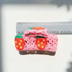 Velvet Claws Strawberry Granny Square Hair Claw by The Bullish Store