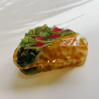 Velvet Claws Taco Fiesta Hair Clip by The Bullish Store
