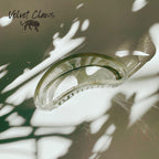 Velvet Claws The Bean Hair Claw in Smoke