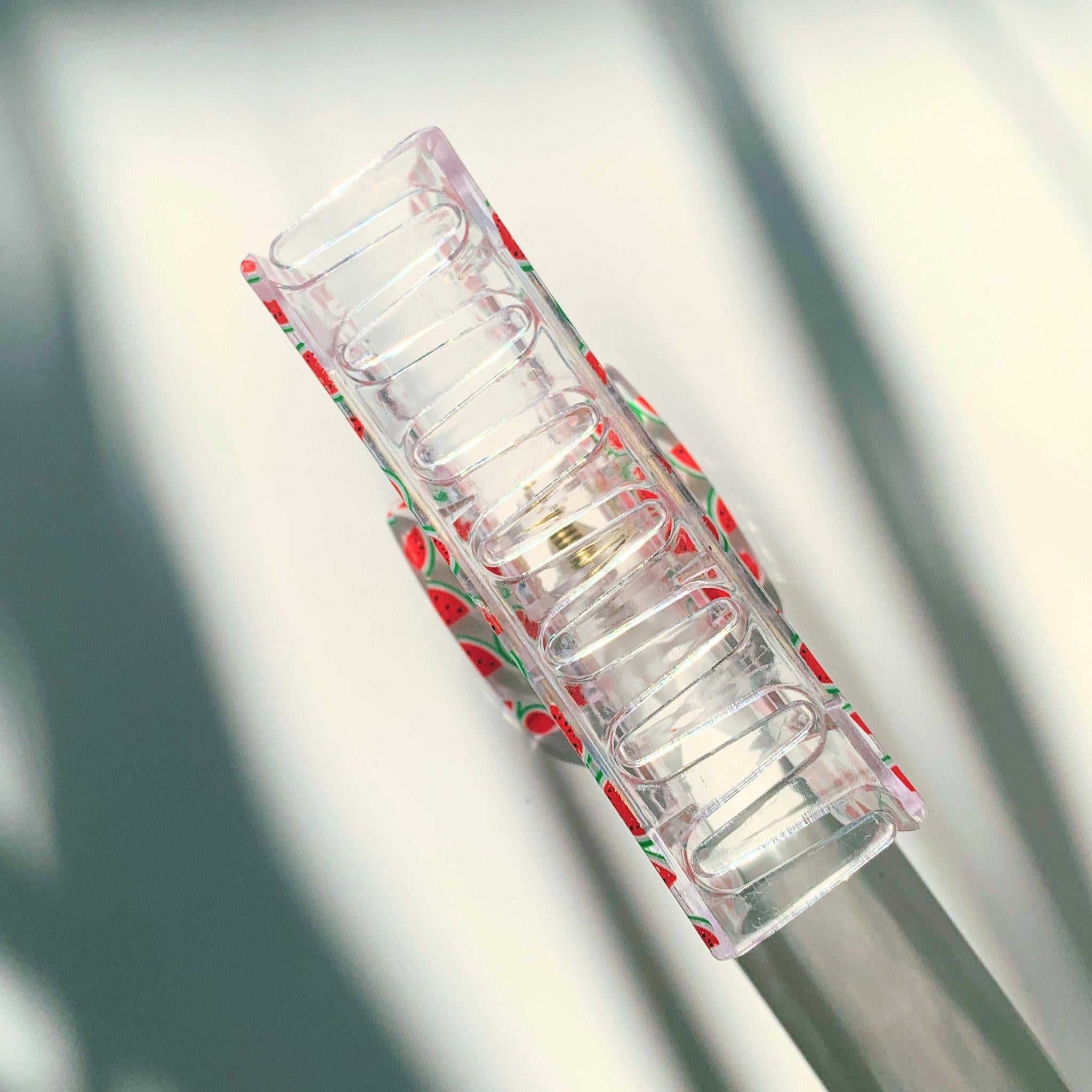 Velvet Claws The Crystal Hair Claw in Watermelon