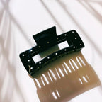 Velvet Claws Uptown Lady in Black Dot Hair Clip by The Bullish Store