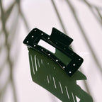 Velvet Claws Uptown Lady in Black Dot Hair Clip by The Bullish Store