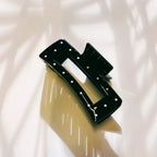 Velvet Claws Uptown Lady in Black Dot Hair Clip by The Bullish Store