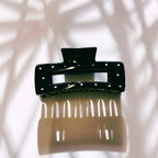 Velvet Claws Uptown Lady in Black Dot Hair Clip by The Bullish Store
