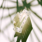 Velvet Claws Uptown Lady in White Dot Hair Clip by The Bullish Store