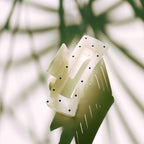 Velvet Claws Uptown Lady in White Dot Hair Clip by The Bullish Store
