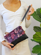 The Verbena Velvet Wristlet by Ash & Rose